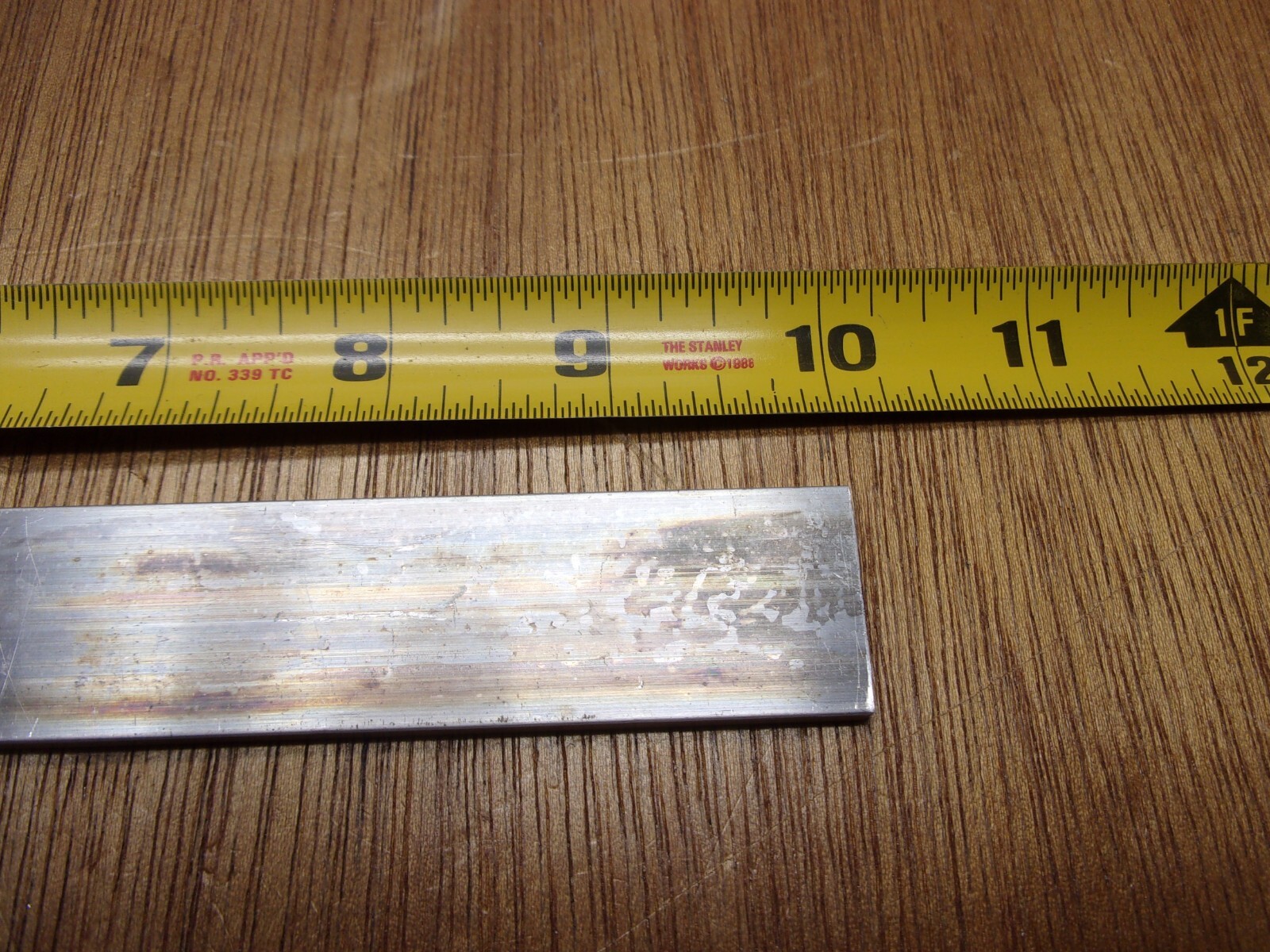 (Qty.3) 1/8″ X 1″ X 10″ Long 6063 T52 Aluminum Flat Bar Stock