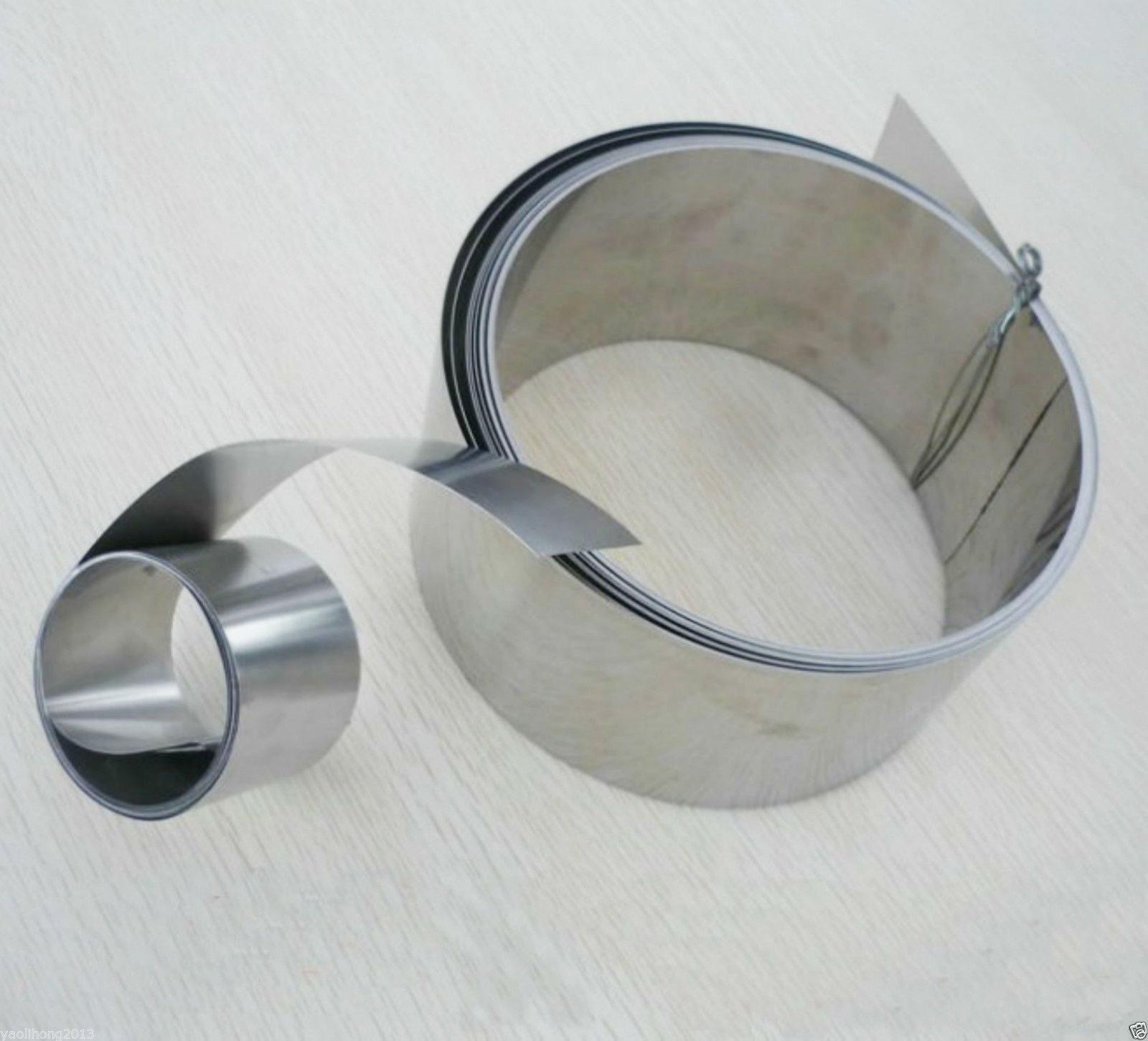 US Stock 0.15mm x 100mm x 1000mm 304 Stainless Steel Fine Plate Sheet Foil