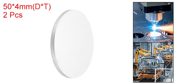 2Pcs Aluminum Disc 2″(50mm) Dia 0.16″(4mm) Thick Round 1060 Aluminum Sheets