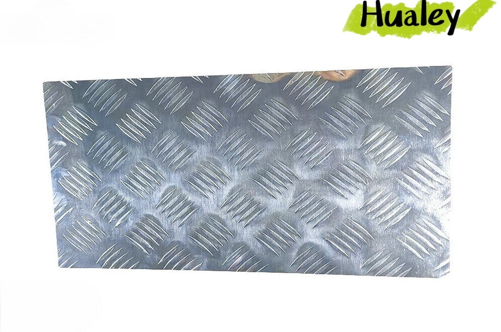 Silver Aluminum 5 Bar Tread Plate 10″x20″ Trailer RV Anti-Slip Sheet