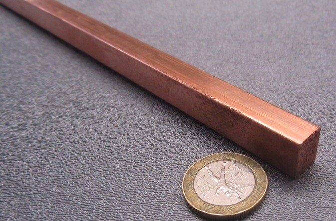 182 Copper Bar 3/8″ Thick x 1/2″ Wide x 3 Foot Length