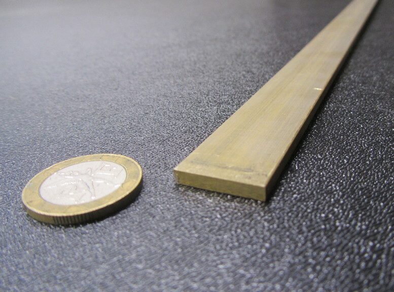 385 Brass Flat Bar 1/8″ Thick x 3/4″ Wide x 4 Foot Length