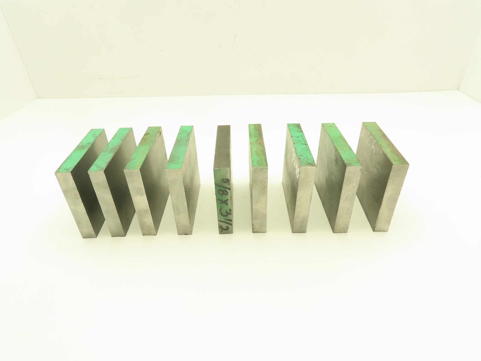 1018 Cold Rolled Steel Flat Bar Stock 5/8″x 3-1/2″x 4″L Lot of 9 Blocks