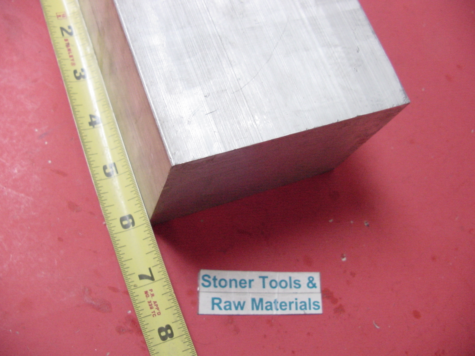 3″ X 3-1/2″ ALUMINUM 6061 FLAT BAR 6.0″ LONG SOLID T6511 Extruded Mill Stock New