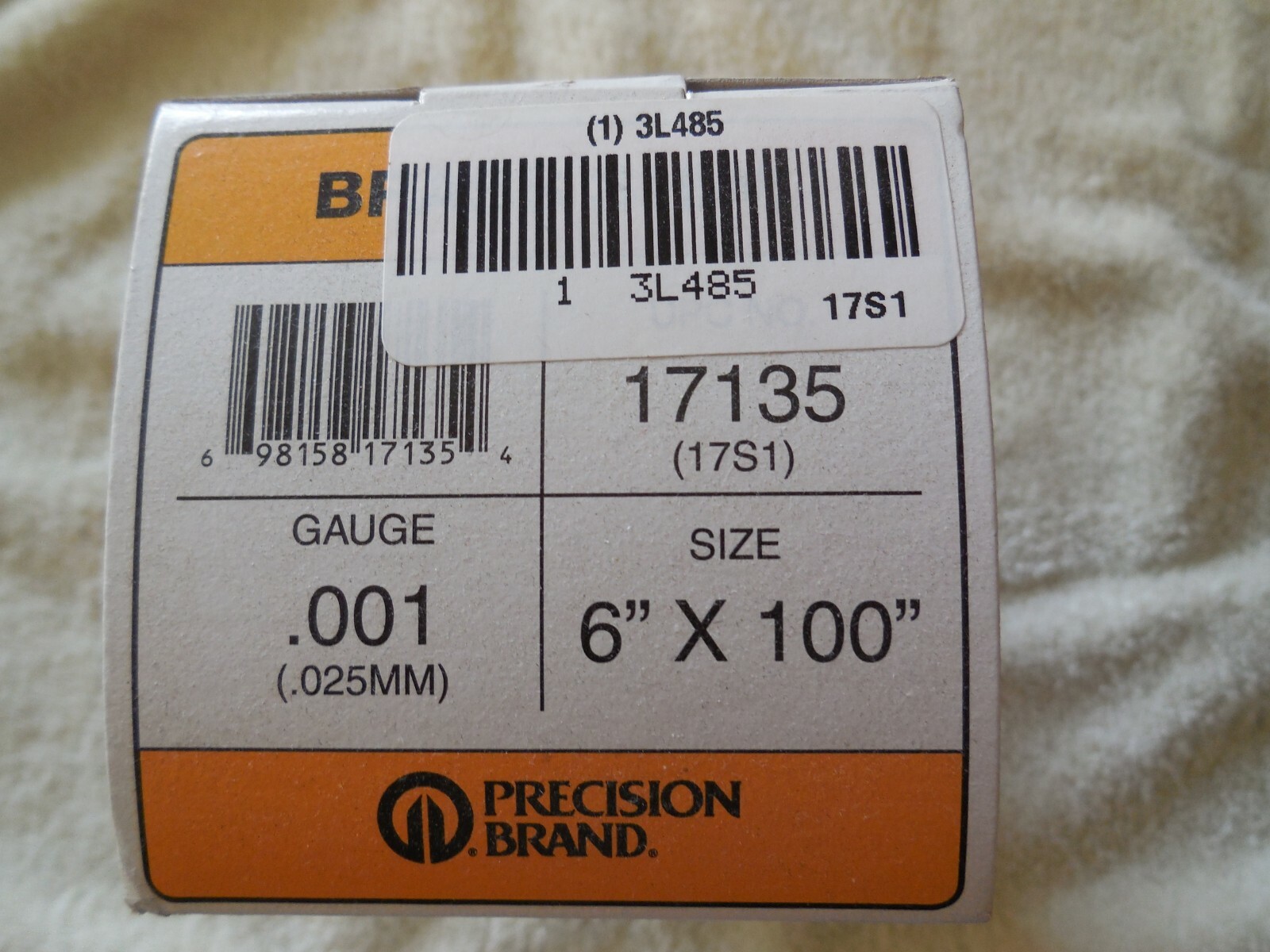 7 pcs Of Unpolished Brass Shim 008, 007, 006. 005, 004, 003, 001 Thick. 6”x 1.5”