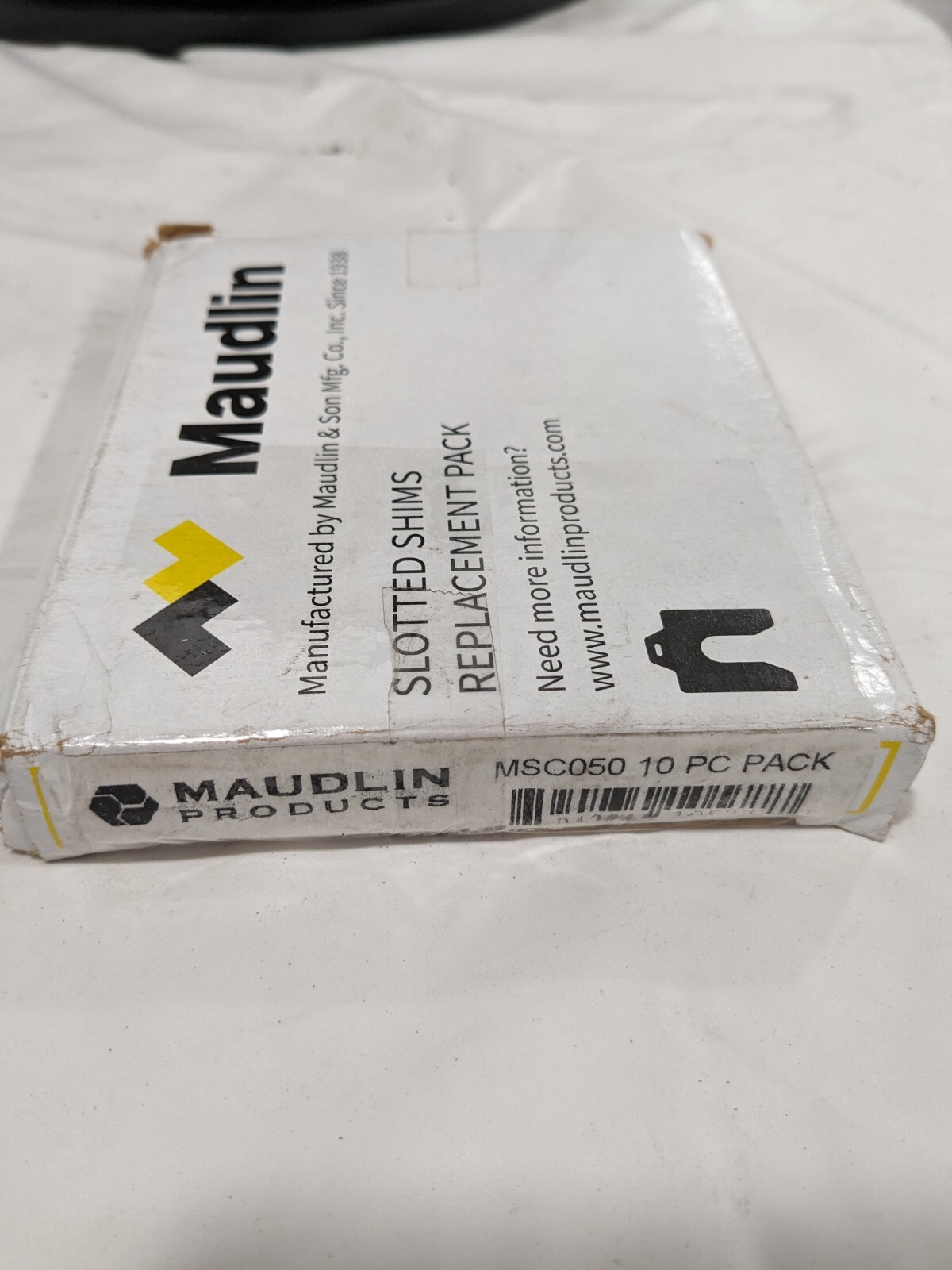 Maudlin Products Slotted Shim C-4 X 4″ X 0.050″, Qty 10 MSC050-10