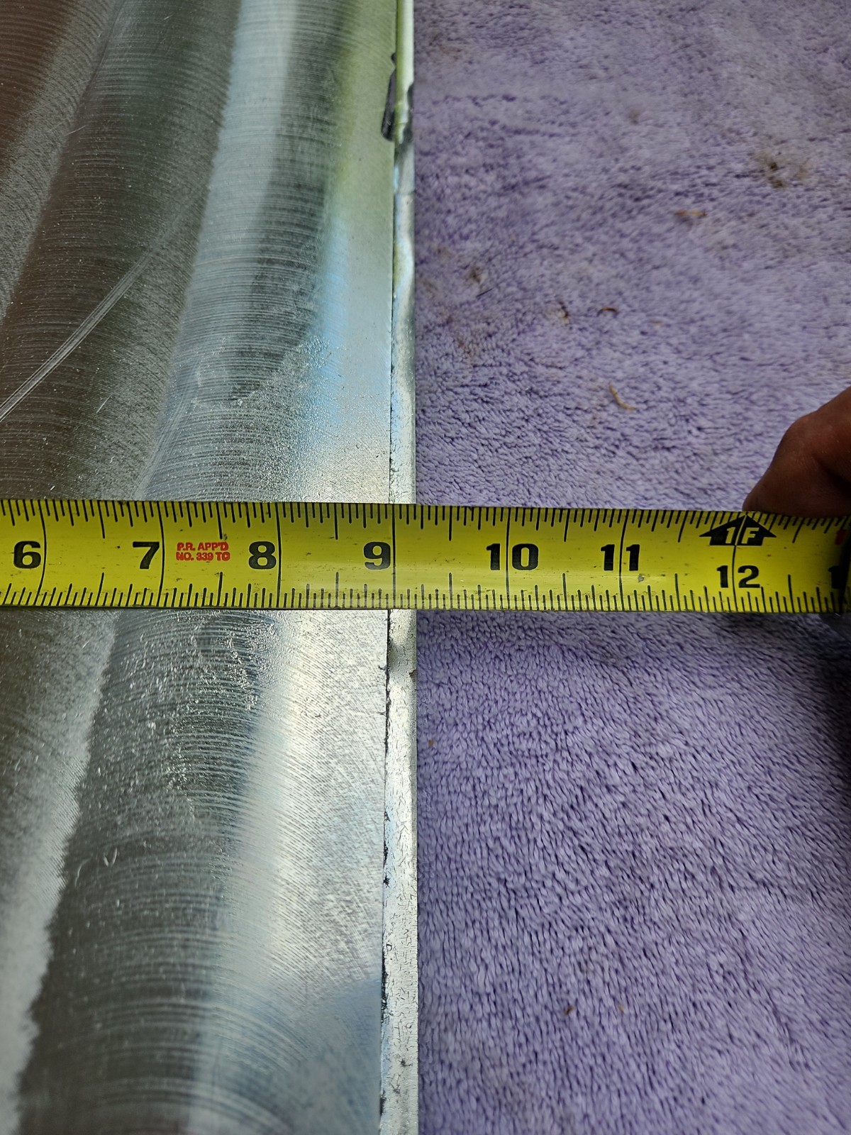 KAISER aluminum plate 6061-T651 3/4″ X 25-3/8″ X 8-3/4″ Made In USA