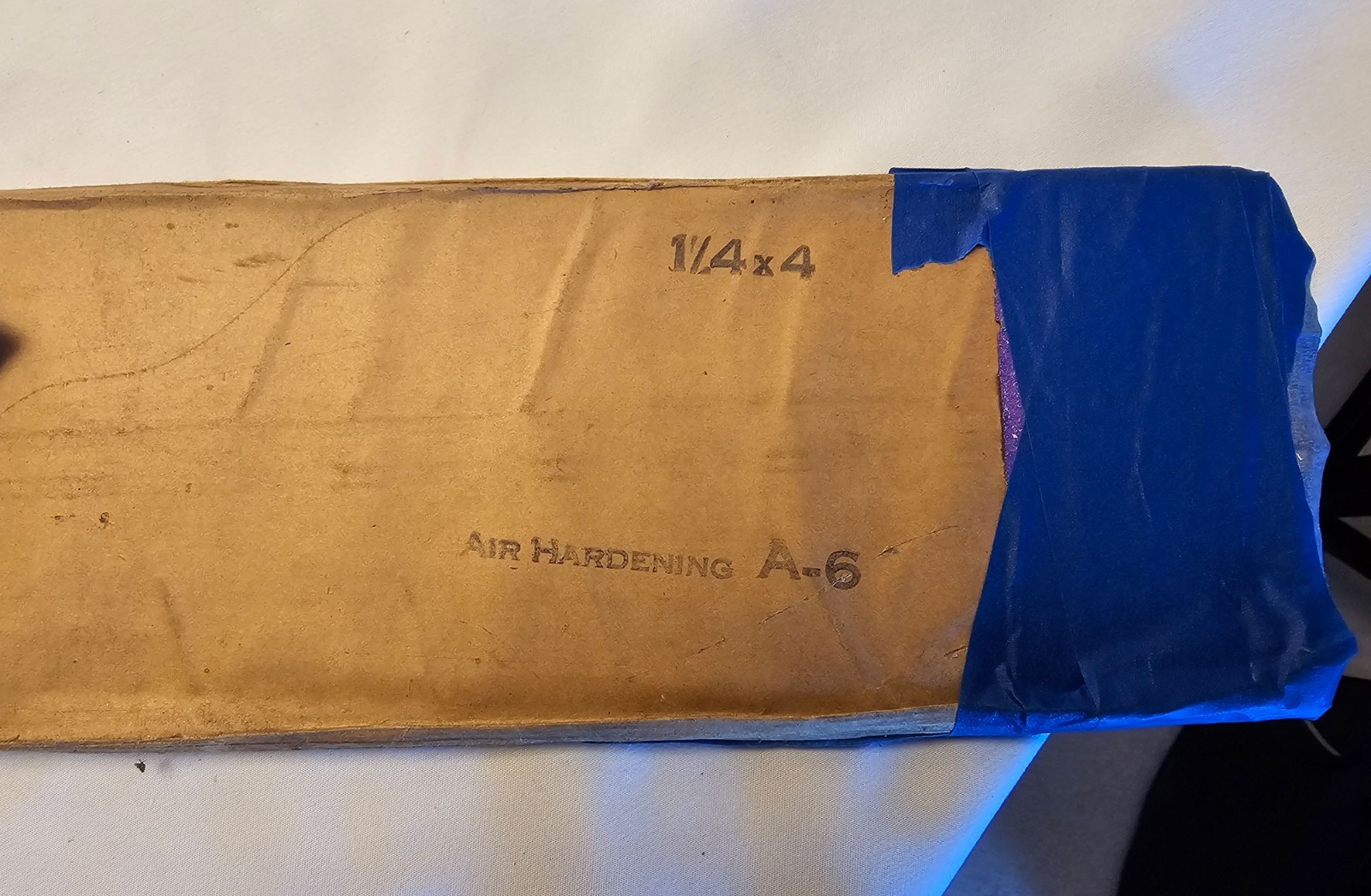 A6 Precision Ground Steel Air Hardening Flat Stock 1/4″x4″x36″
