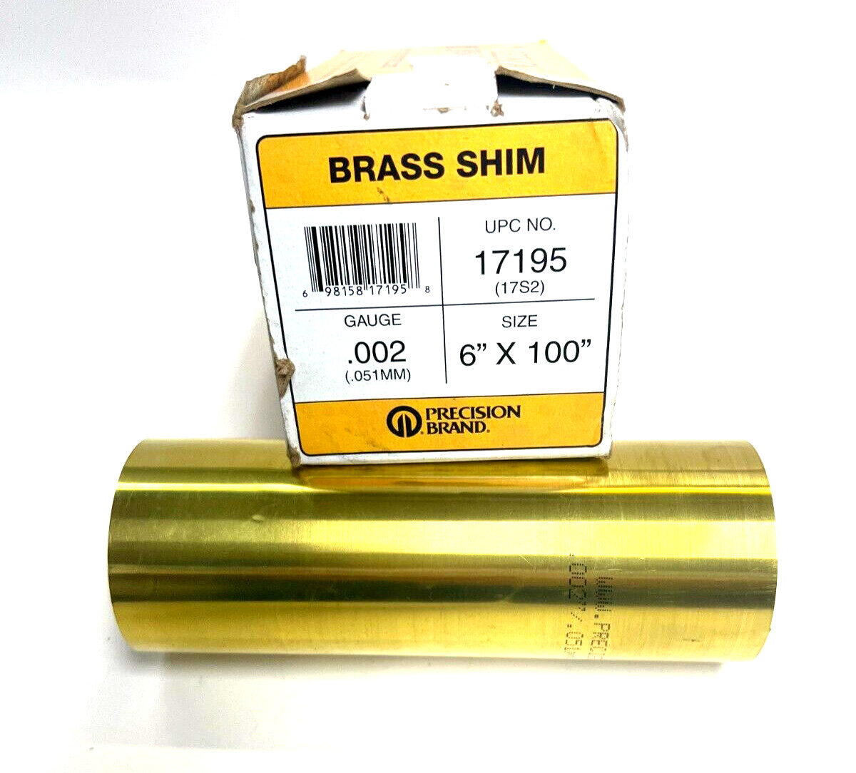 PRECISION BRAND BRASS SHIM .002 6″ X 72″