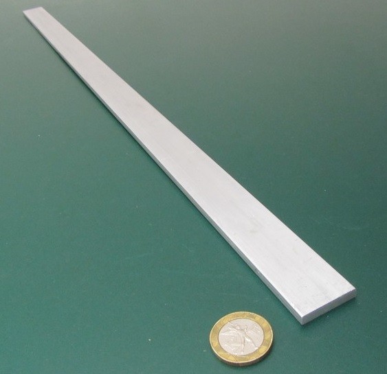 6061 T651 Aluminum Bar, 3/16″ (.187″) Thick x 1.0″ Wide x 24″ Length, 3 units