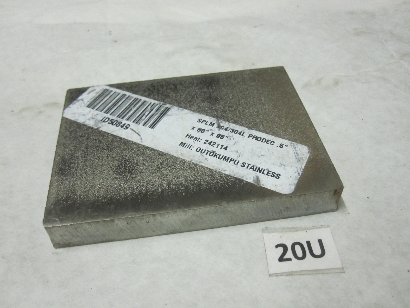 Outokumpu Prodec 304 Stainless Steel Plate Blocks 4 x 3 x 0.5 Inch Lot of 11