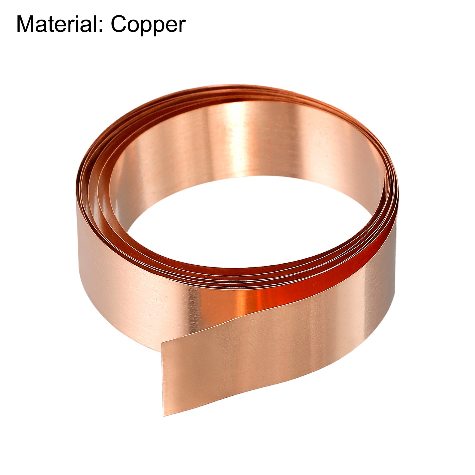 Copper Sheet Roll, Metal Foil Plate 1000mm x 15mm x 0.6mm