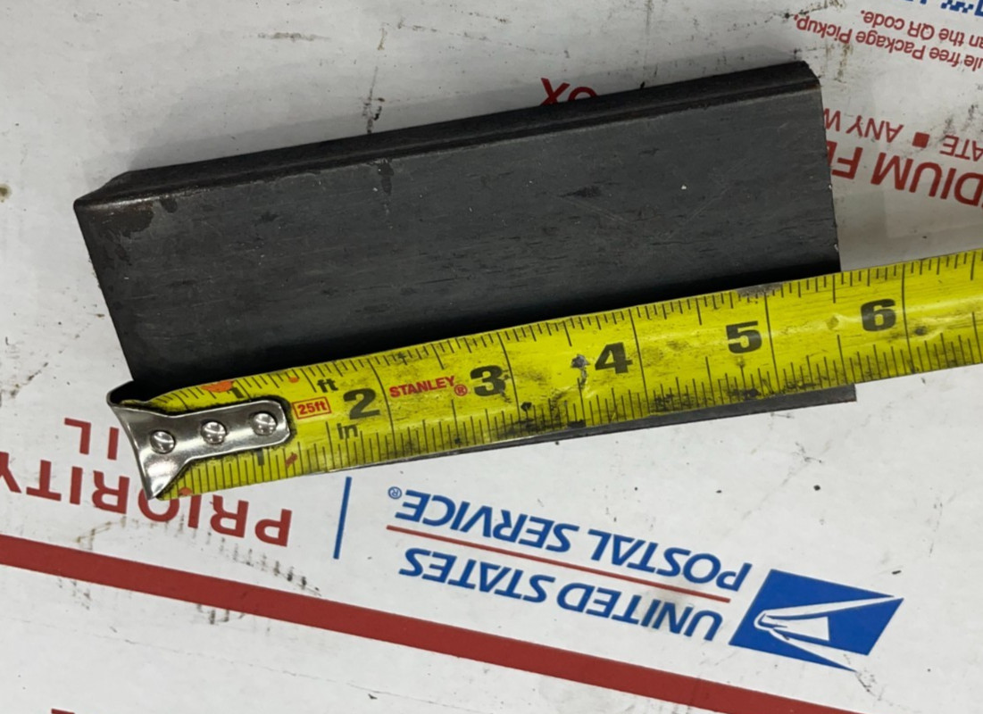 1″ A36 STEEL PLATE 2-1/2″ X 5-1/2″ X .5″ THICK HOT ROLL FLAT WELDING ARBOR PRESS