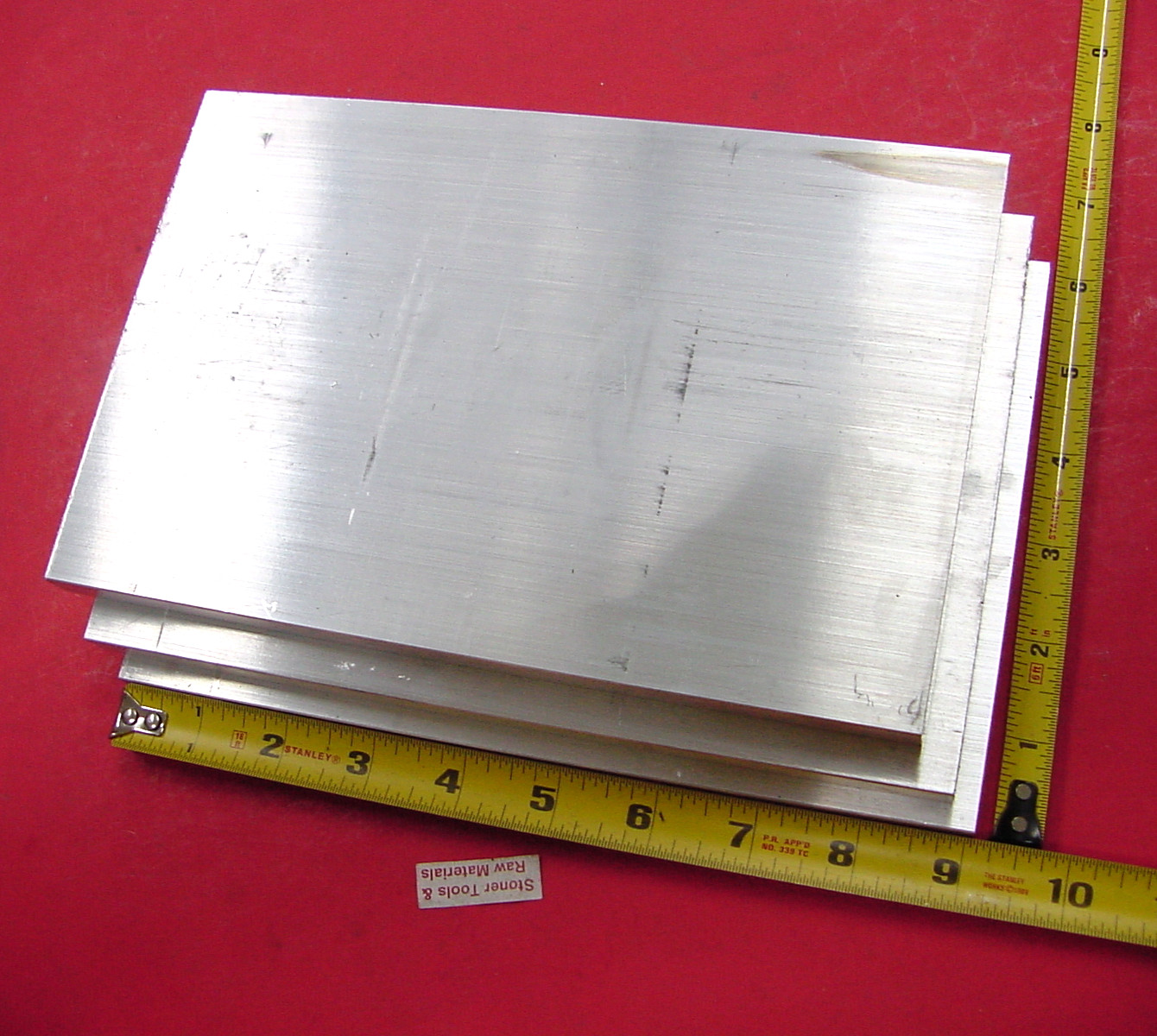 3 Pieces 1/2″ X 6″ ALUMINUM 6061 FLAT BAR 9″ long Solid T6511 Plate Mill Stock