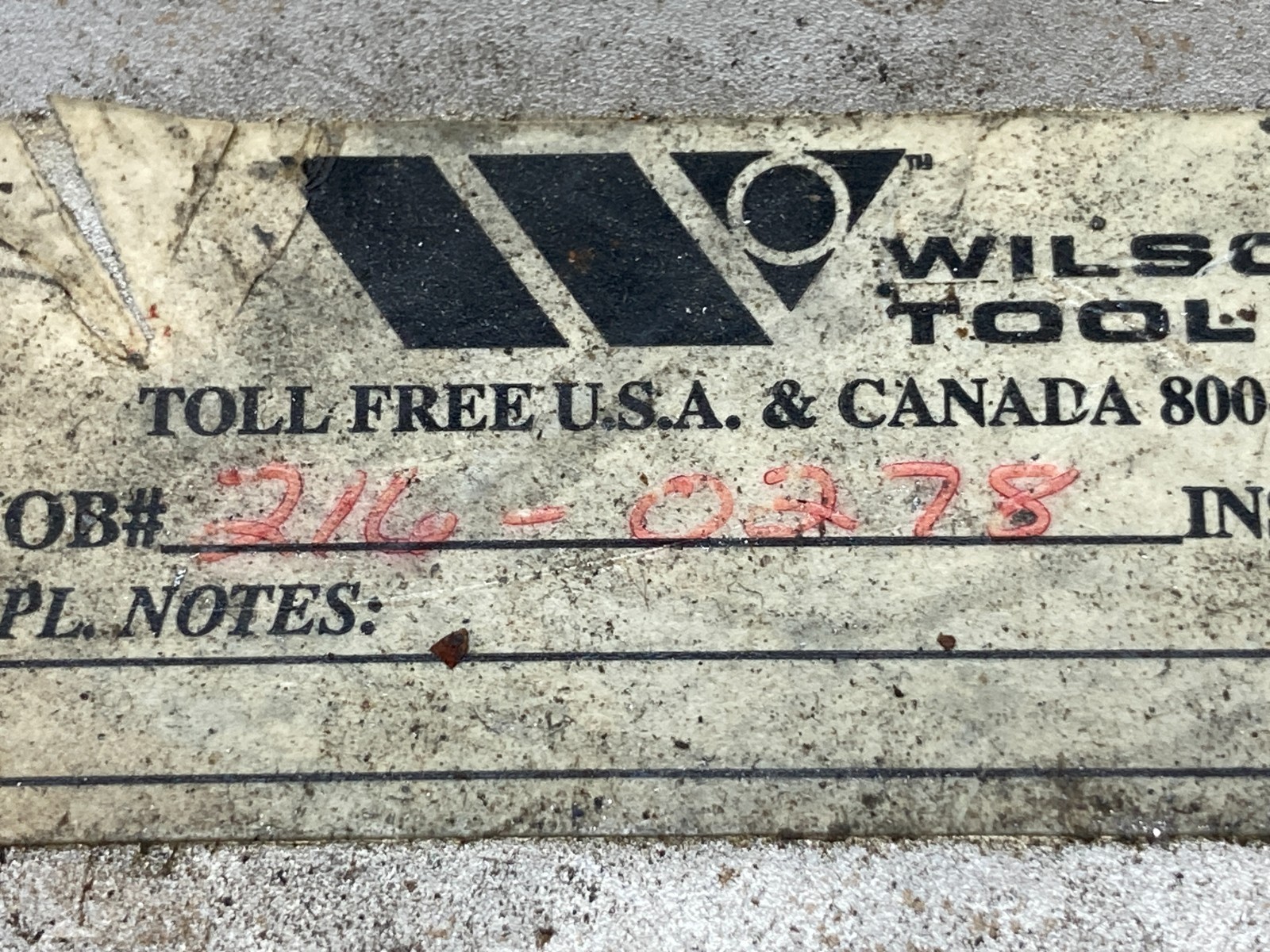 Wilson Tool 1.25 THK Emboss RD Make Die Base-Rework Punch & Die Cap W/ Sample