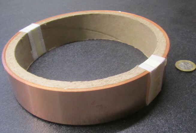 110 Copper Foil Soft Temper .007″ Thick x 1 1/2″ Wide x 100 Foot Length