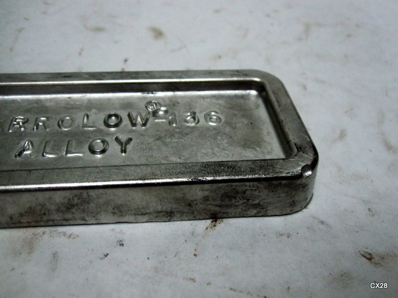 Cerrolow 136 Low Temperature Alloy 1 lb. Ingot