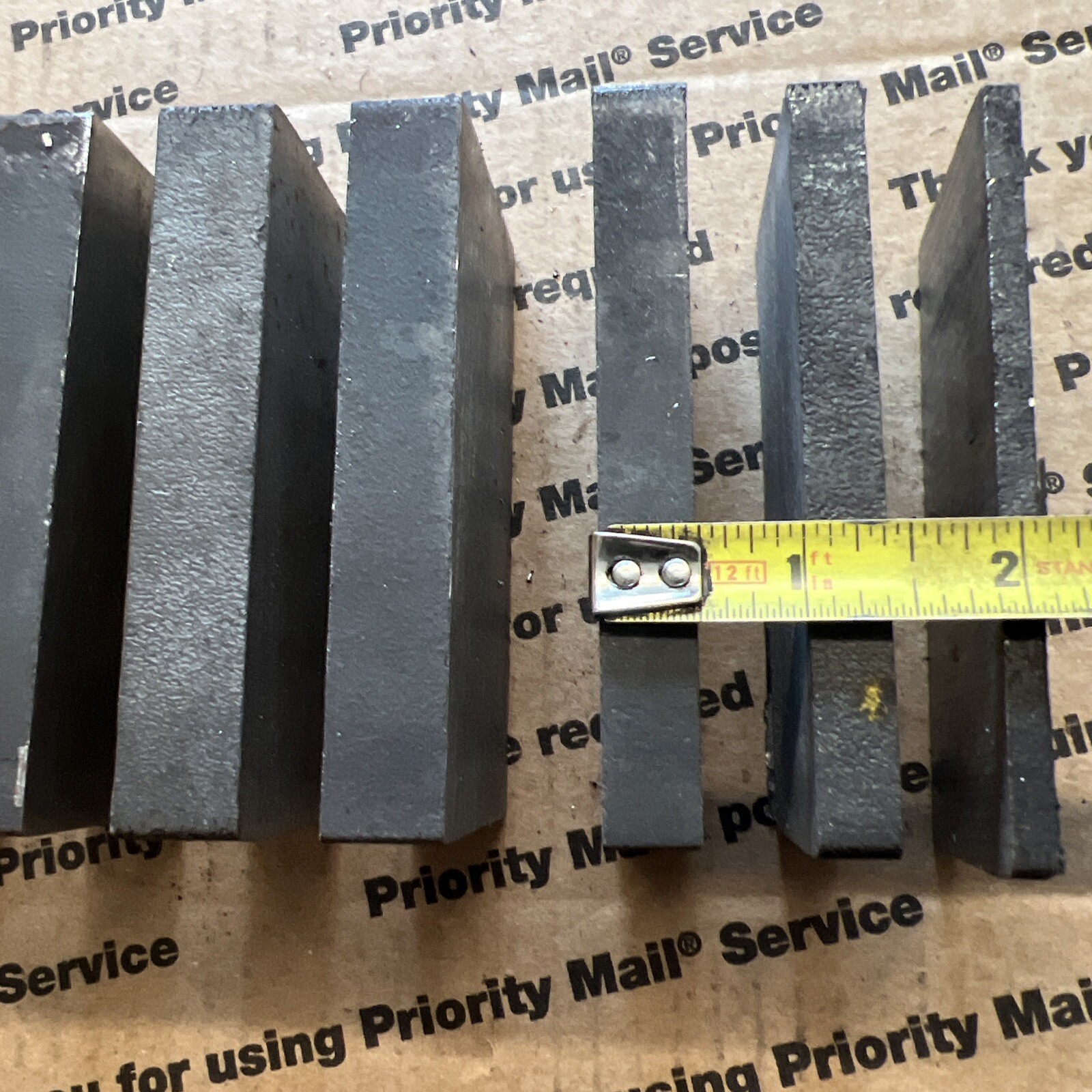 2 X 4 THICK Flat Steel Bars Blacksmithing Billets Spacers Shims Blocks #4