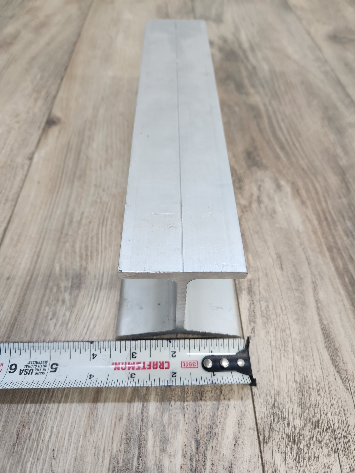 Y-beam extrusion aluminum,2.5″ x 15° 6005A-T61 MF