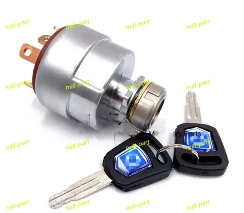 1PC FOR XCMG Excavator XE17/60DA/75/135/200/215/235DK Ignition Switch Start Lock