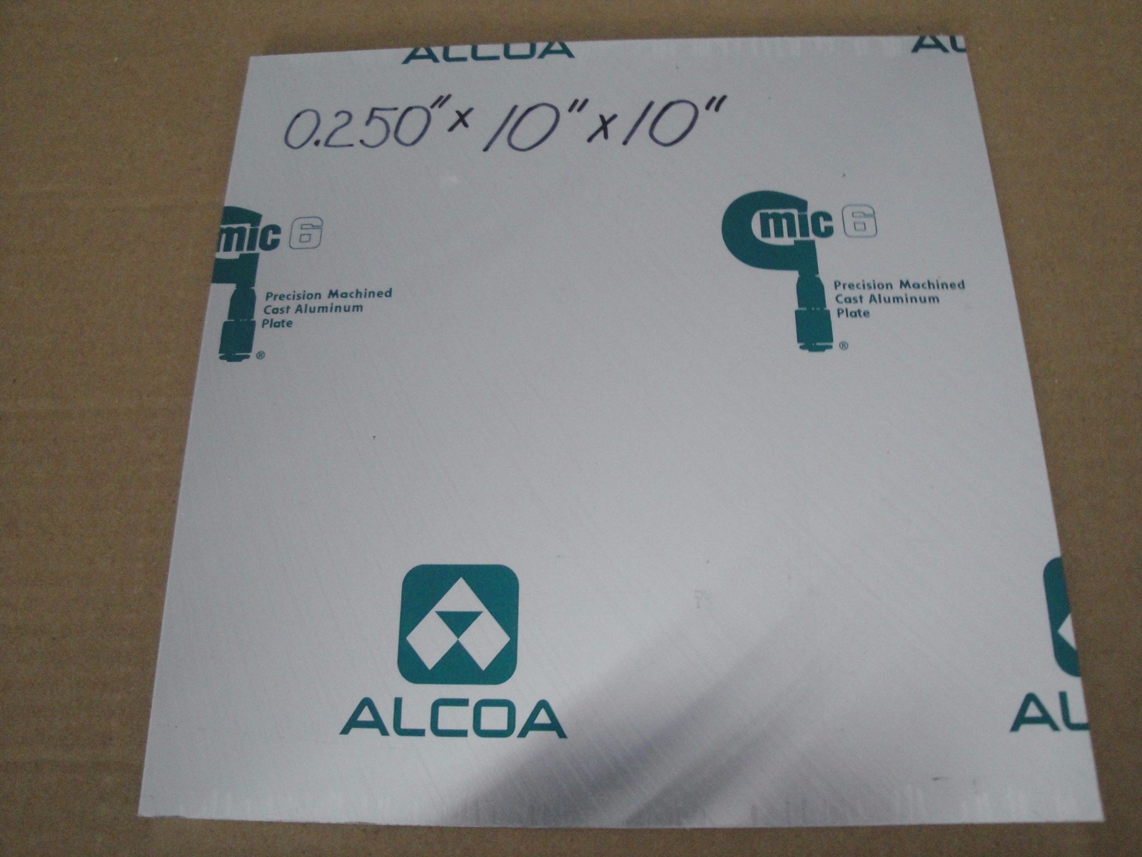 MIC- 6 CAST TOOLING ALUMINUM PLATE 1pc. x 0.250″ x 10″ x 10″