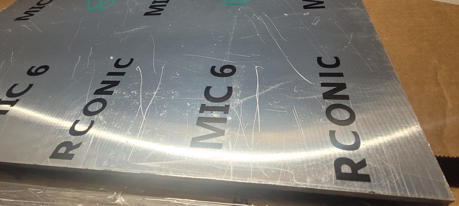 MIC-6 ALUMINUM CAST TOOLING /JIG PLATE. 1/4″ (0.250″) x 13 3/4″ x 18 1/4″