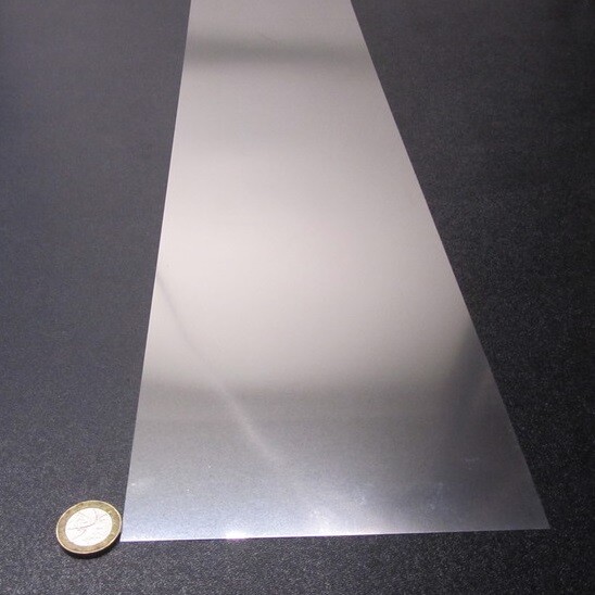18-8 Stainless Steel Sheet, Full Hard, .005″ x 6.0″ x 25″