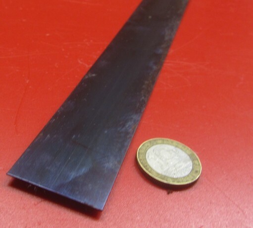 1095 Hard Blue Tempered Spring Steel Shim .050″ Thick x 1.25″ Width x 60″ Long