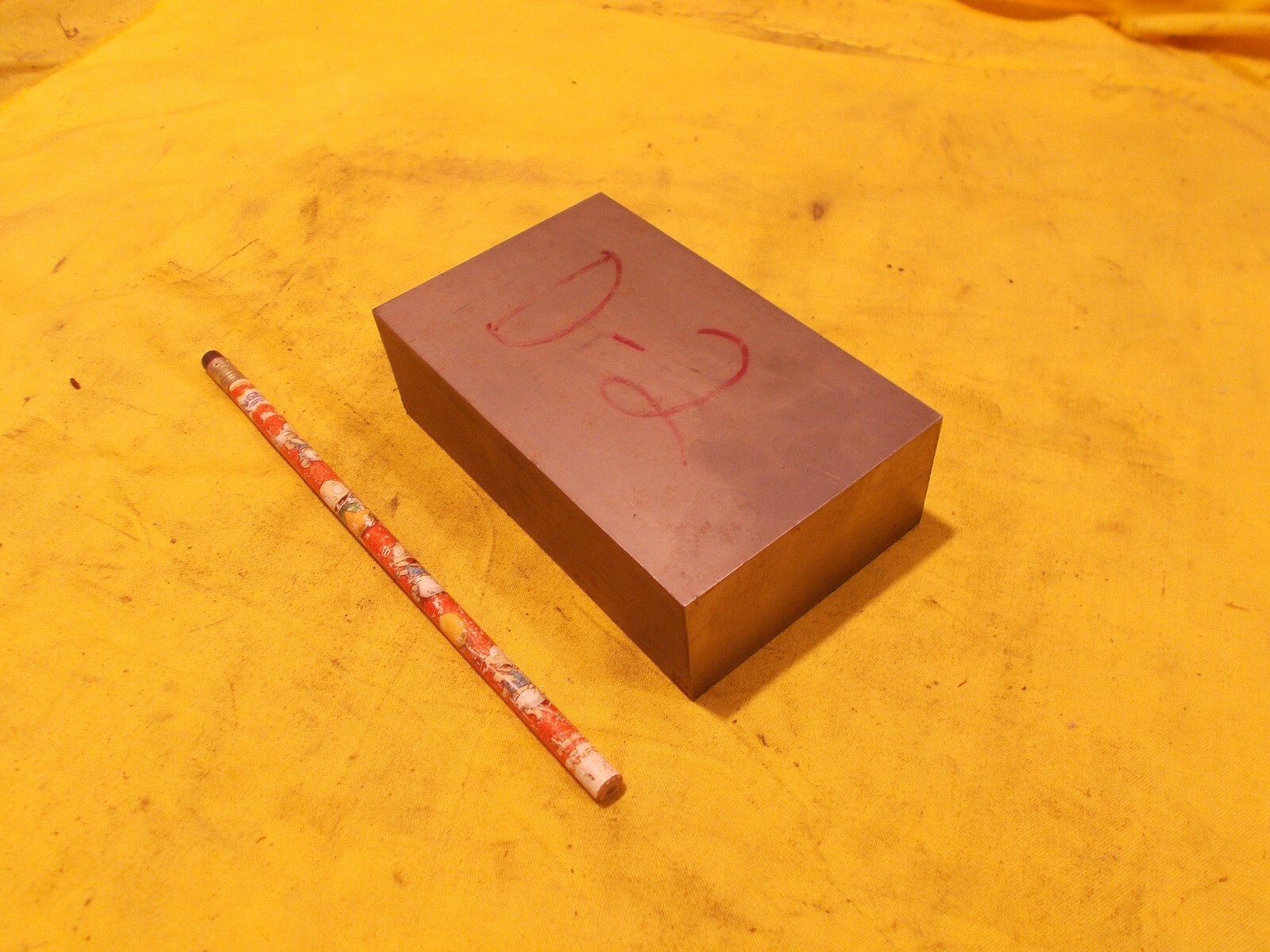 D-2 TOOL STEEL GROUND BAR machine mold die shop flat stock 1 1/2″ x 3″ x 4 3/4″