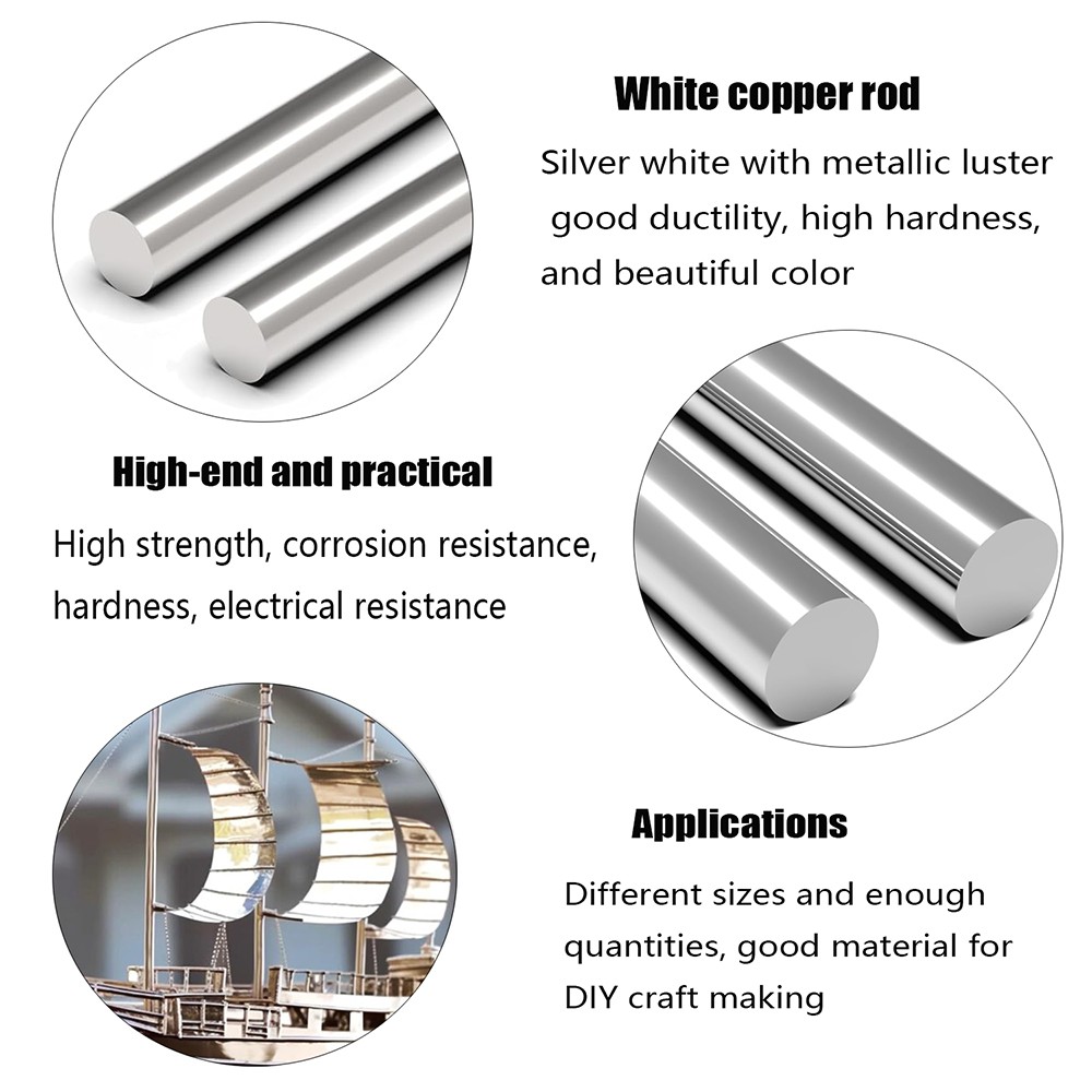 Copper Nickel Bar White Brass C7701 White Copper Copper Nickel Alloy Bar ﻿