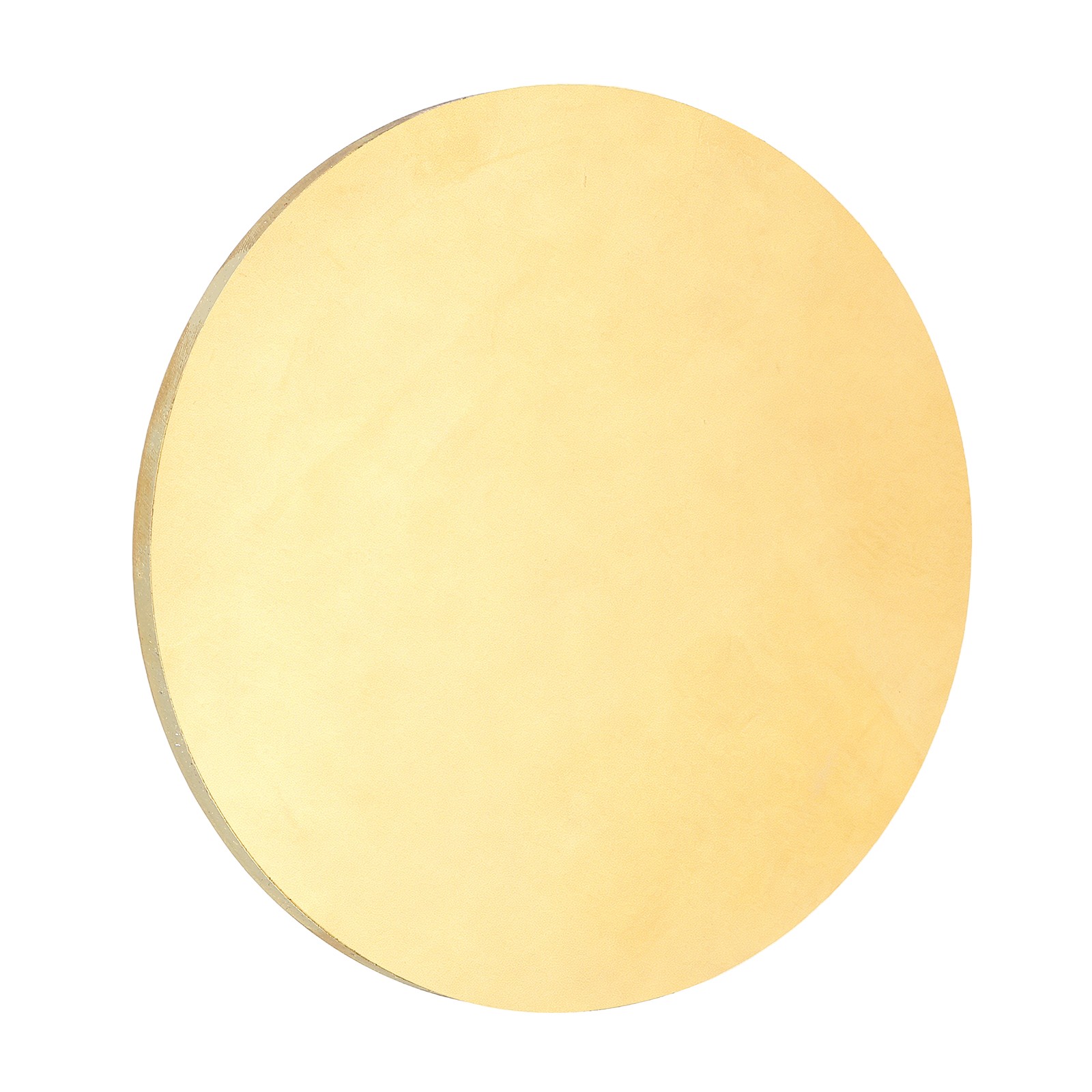 Brass Round Plate, 0.2″(5mm) Thick 4″(102mm) Dia H65 Brass Round Sheet