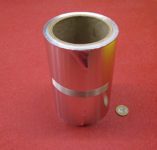 1100 Aluminum Foil (O) .005″ Thick x 6″ Wide x 50 Feet Long Roll