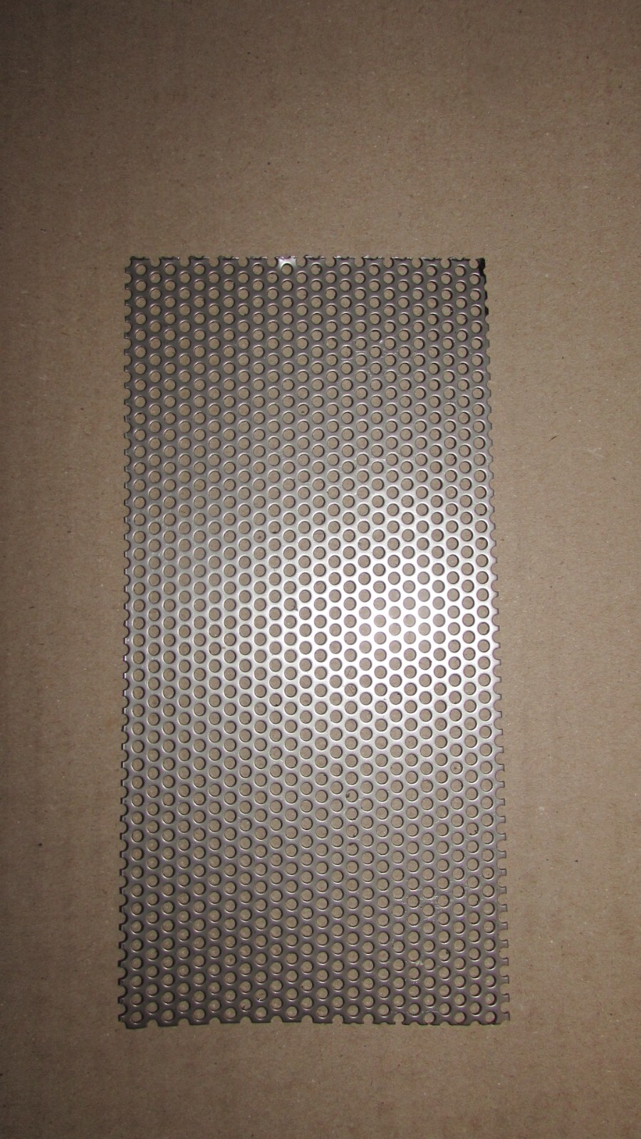 1/8″ HOLES—18 GAUGE 304 STAINLESS PERFORATED SHEET– 6″ X 24″