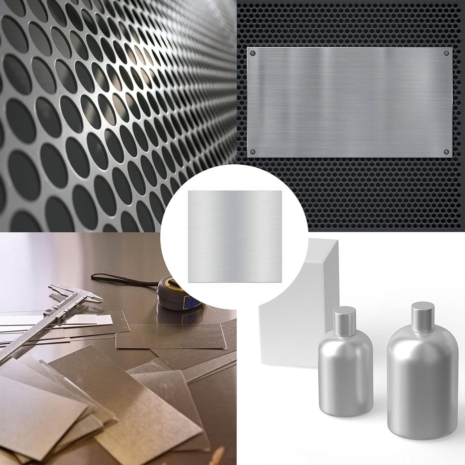 6061 T6 Aluminium Metal Sheet 12 x 12 x 1/8 Inch Flat Plain Plate Panel Aluminum