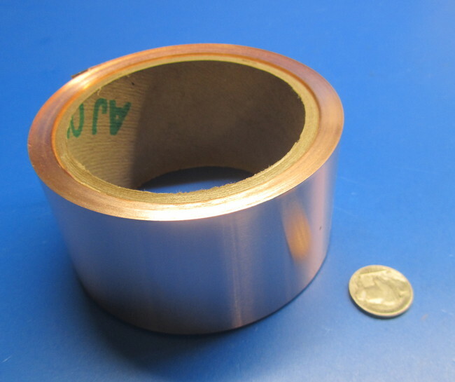 110 Copper Foil Soft Temper .005″ Thick x 2.0″ Wide x 100 Foot Length
