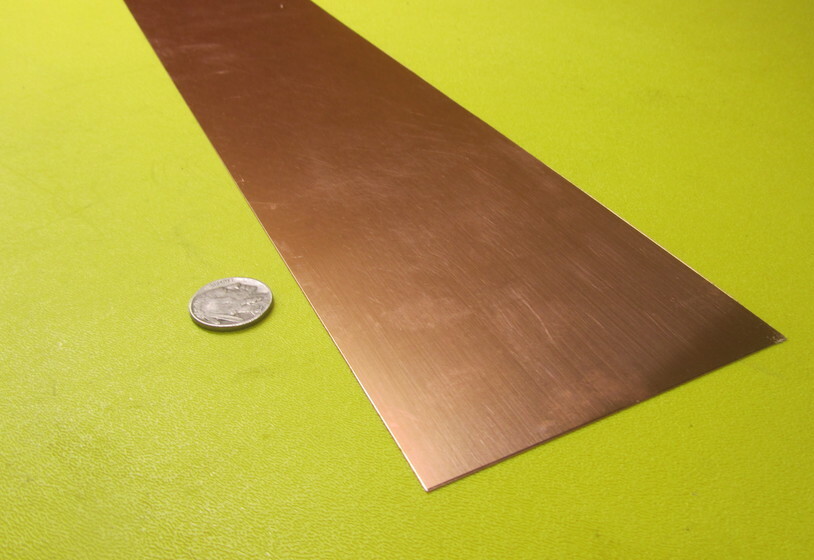 110 Copper Bar 1/2 Hard H02 .050″ Thick x 4.0″ Wide x 36.0″ Length