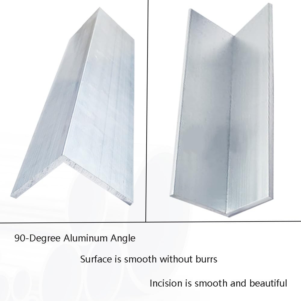 Durable 16″ Aluminum Angle 1″ x 1″ x 1/16″ – Rust-Resistant 6061 T6 Mill Stock