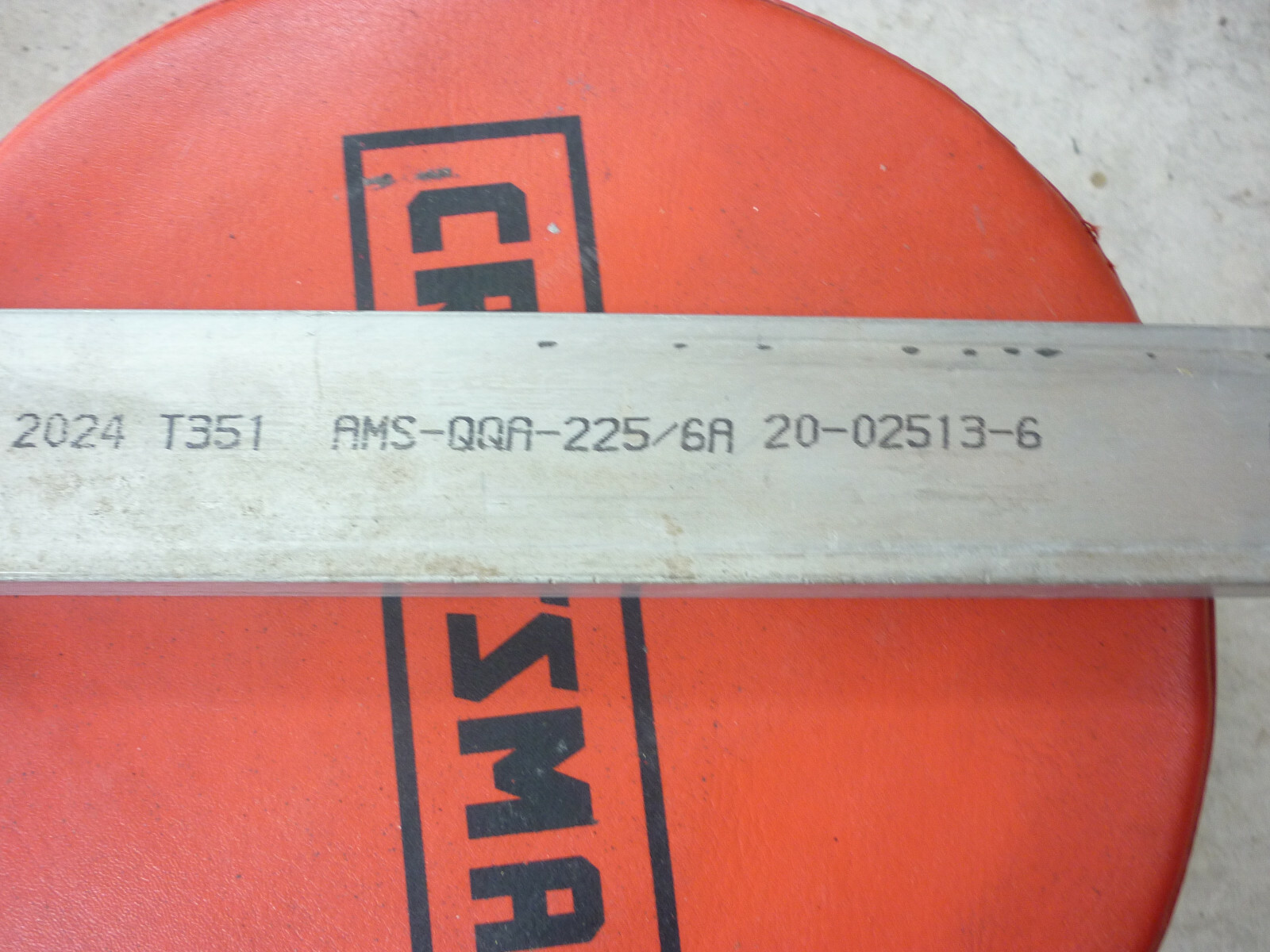 2024 T351 Aluminum Bar 1″ Thick x 2.0″ Wide x 29″ Length