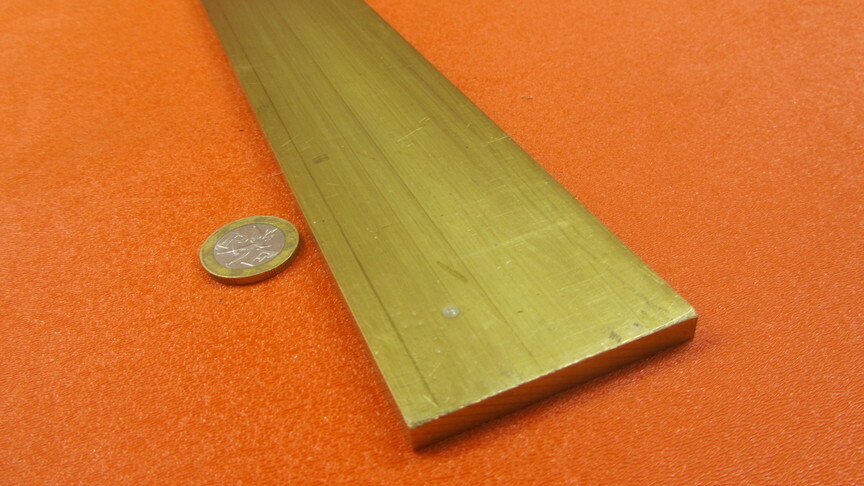 360 Brass Flat Bar 1/4″ Thick x 2 1/4″ Wide x 24.0″ Length
