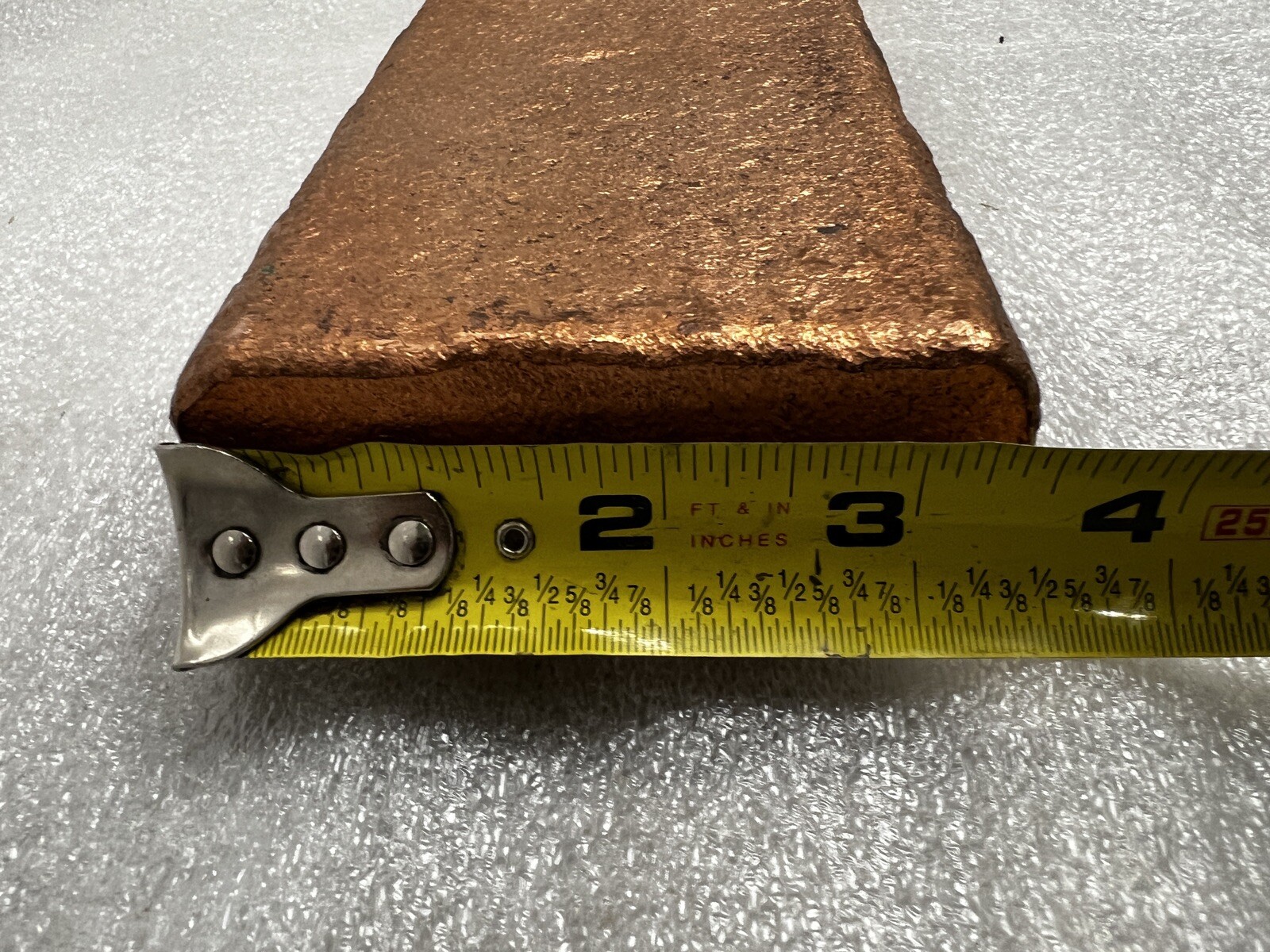 Pure Copper Anode min. 99.99 Approx. 3/4″thick x 3-1/2″ wide x 30″ long