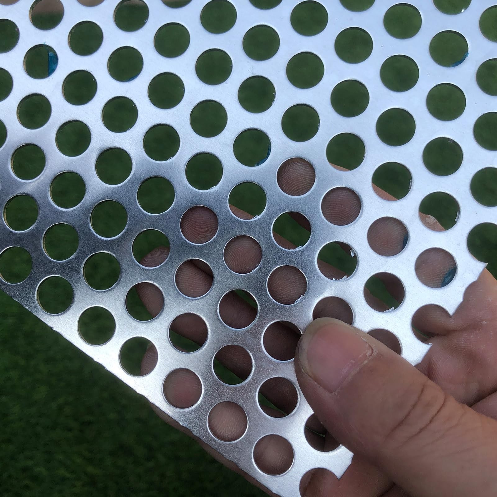 Aluminum Perforated Metal Sheets 16 Gauge 15.7 inch by 7.8 inch Expanded Meta…