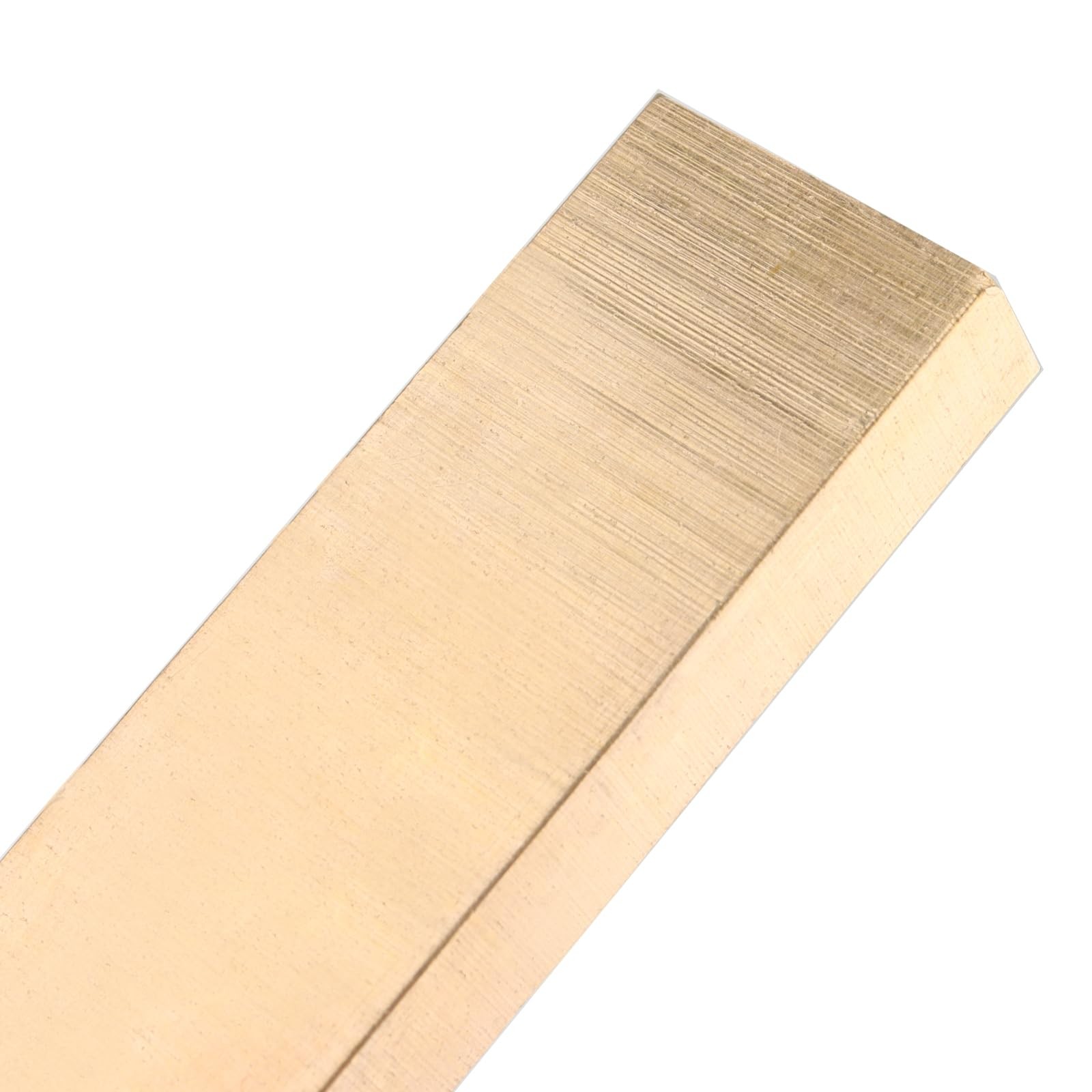 2 PCS 3/8 x 1 x 6 Inch Brass Flat Bar Stock Rectangular Long Solid Plate Mill
