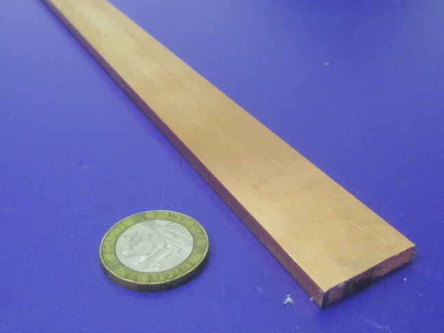 110 Copper Bar H02, 3/16″ Thick x 1.0″ Wide x 60 Inch Length