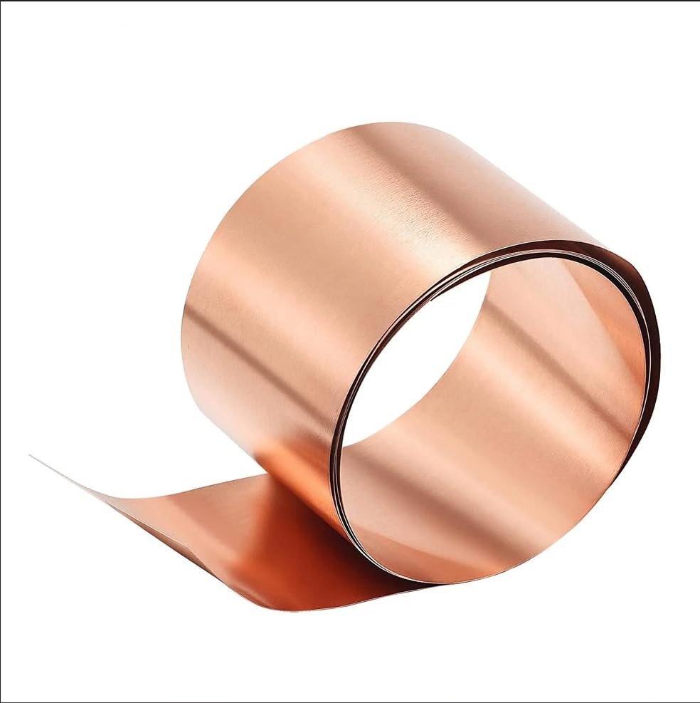 Pure Copper Sheet Roll 24gauge 26gauge 28gauge Thickness 2mm Width 2 In Length 1