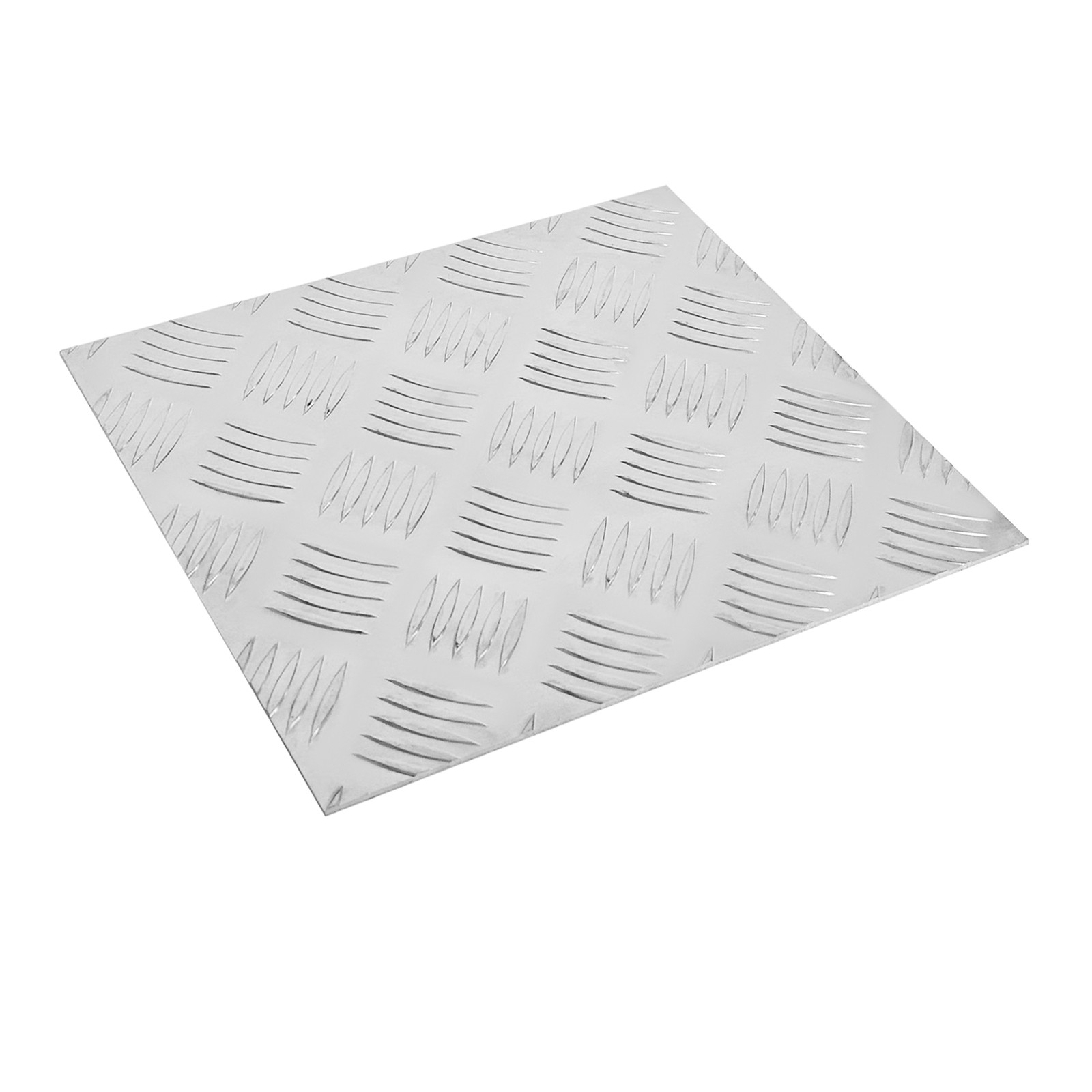 12″x12″ Silver 5 Bar Tread Aluminum Diamond Plate Sheet 305x305mm Trailer RV