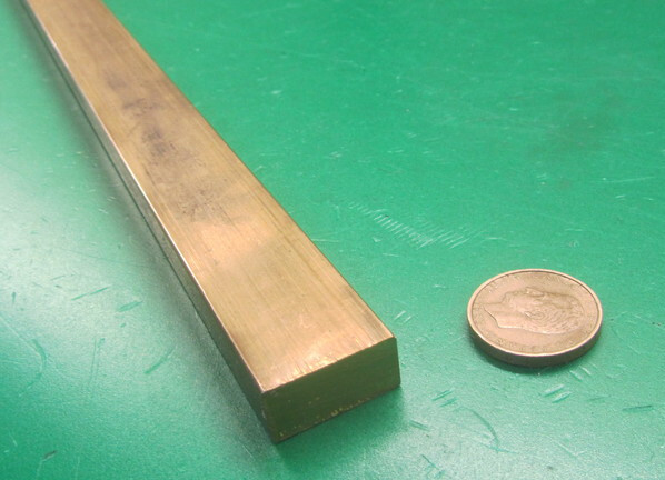 385 Brass Flat Bar 1/2″ Thick x 1.0″ Wide x 4 Foot Length