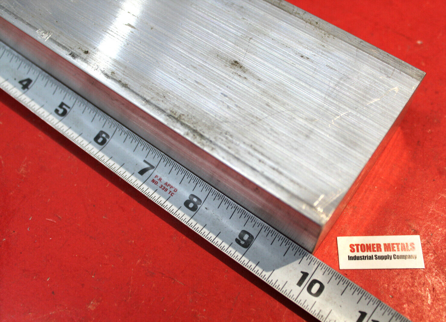 1-1/2″ X 3″ ALUMINUM 6061 FLAT BAR 9.82″ long T651 Solid Extruded Mill Stock New