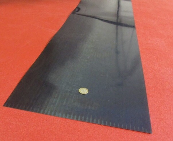 1095 Hard Blue Tempered Spring Steel Shim .025″ Thick x 12.375″ Wide x 60″ Long