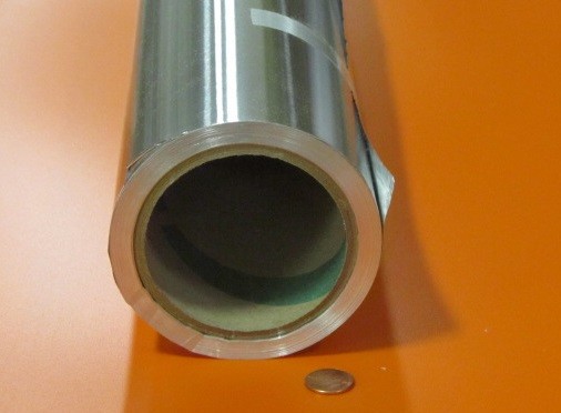 1100 Aluminum Foil (O) .003″ Thick x 36″ Wide x 100 Feet Long Roll