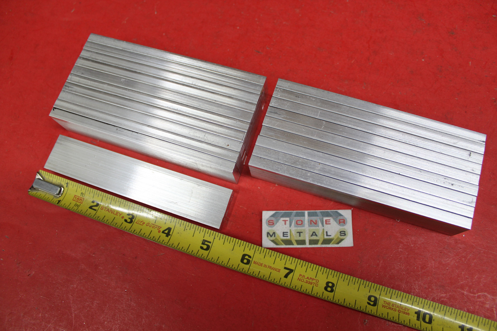 20 Pieces 1/4″ X 1″ ALUMINUM 6061 REC BAR 5″ long T6511 Solid New Mill Stock